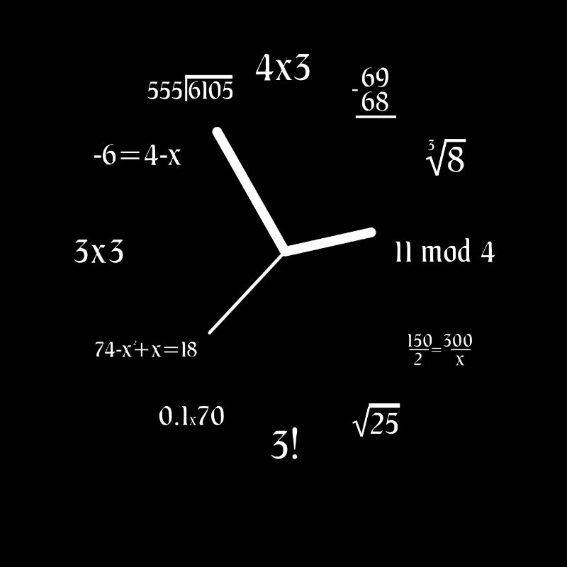 Formula Math Meme Math Equation Jokes Math Clock