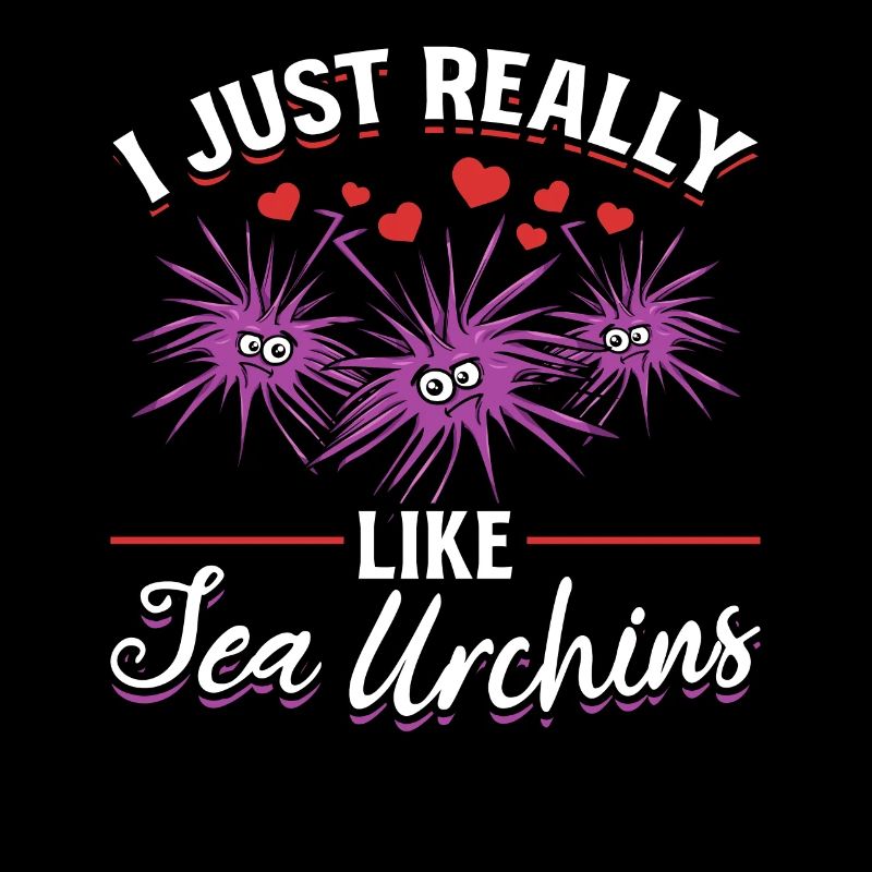 Seeigel Meerestier Ich mag Seeigel einfach