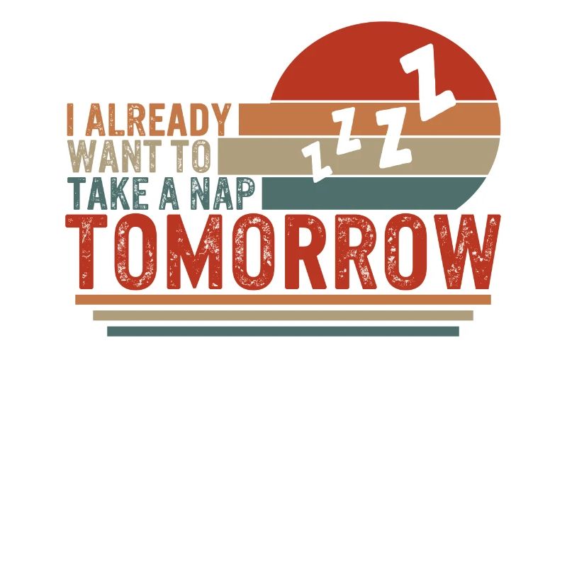 Nickerchenhemd, ich möchte schon ein Nickerchen machen