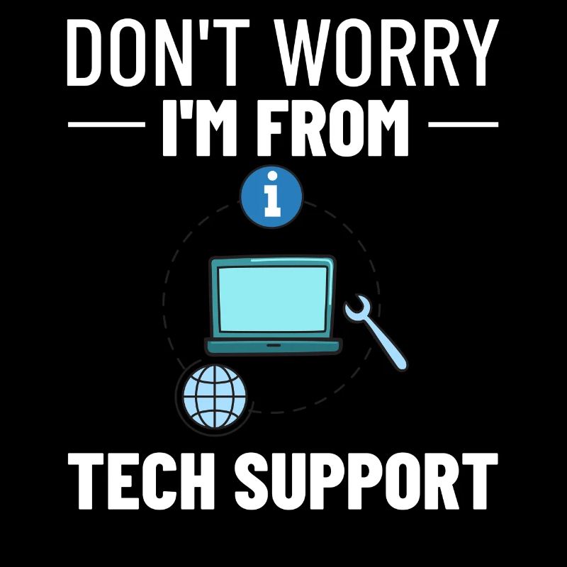 Tech Support IT Technischer Hilfe Helpdesk