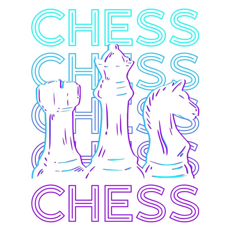 Chess Player Chess Master Retro Gift