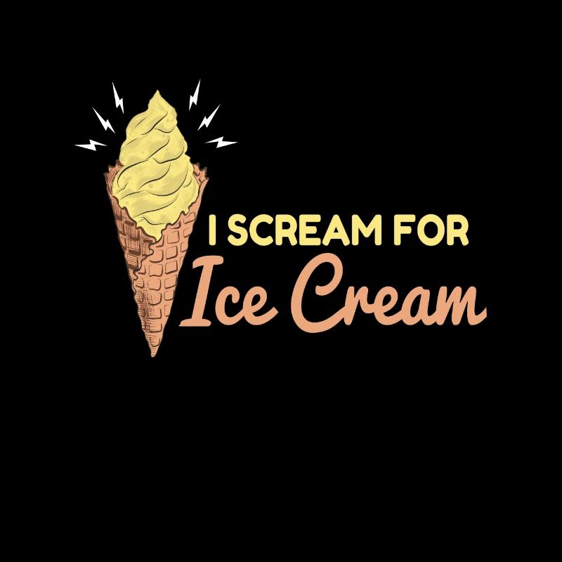 Scream For Ice Cream Eiscreme Eis