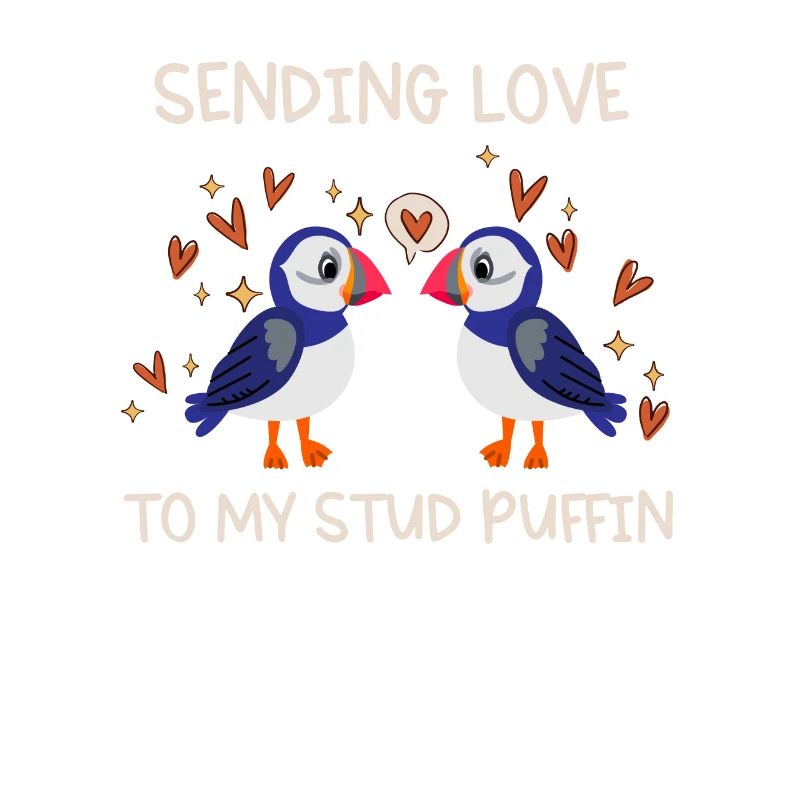 Envoyer de l’amour à ma relation amoureuse Stud Puffin