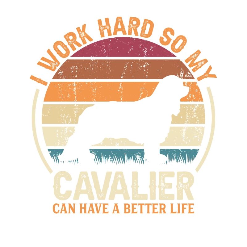 Work Hard - Retro Cavalier