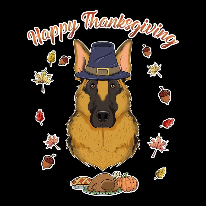 Happy Thanksgiving I Dog Lover I German Shepherd