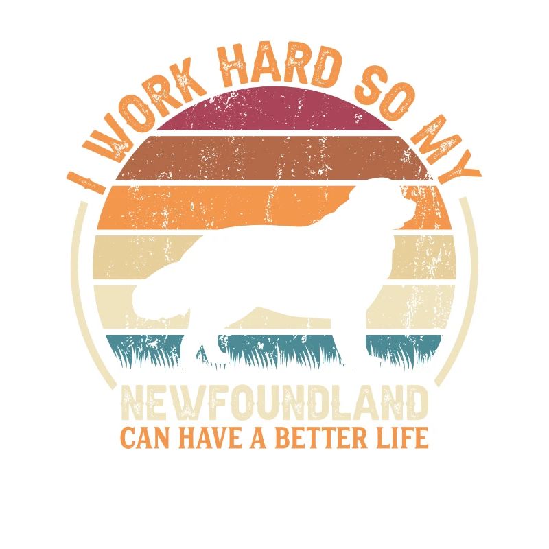 Work Hard Work - Retro Newfoundland