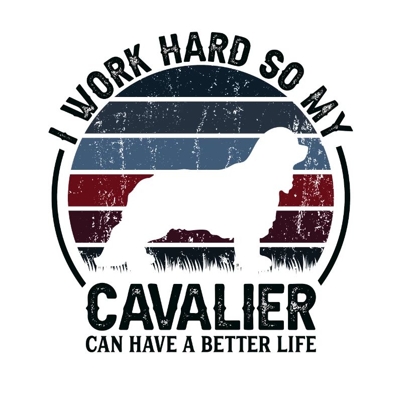 Work Hard - Retro Cavalier