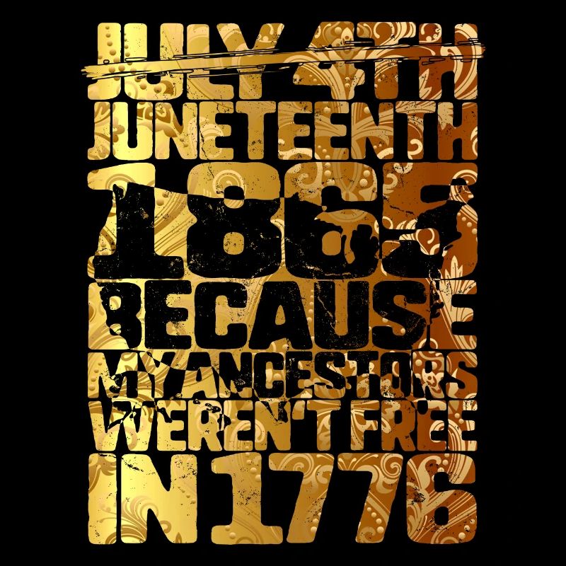 Juneteenth Day Mes ancêtres n’étaient pas libres en 1776