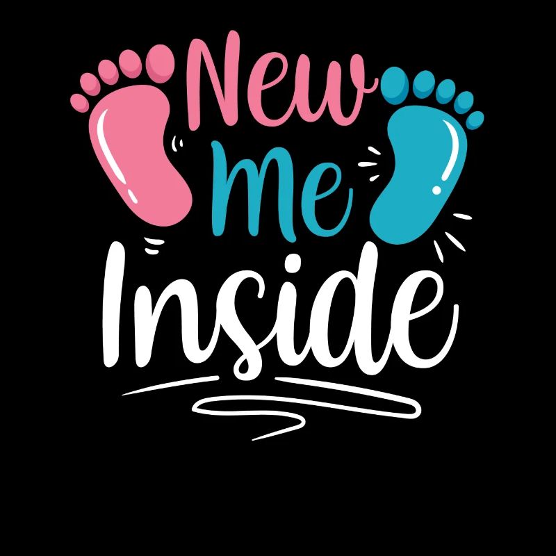 Le nouveau Moi à l’intérieur doux bébé à l’intérieur enceinte