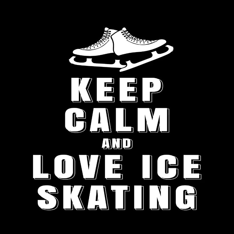 Keep Calm & Love Ice Skating Cool Skating Tea