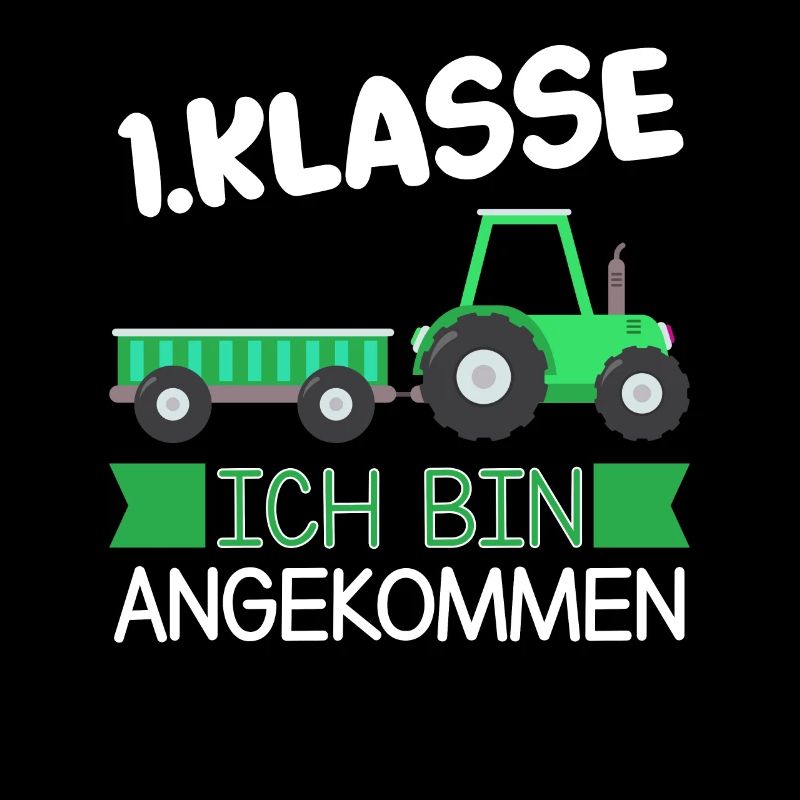 1.Klasse Traktor Schulanfänger Geschenk