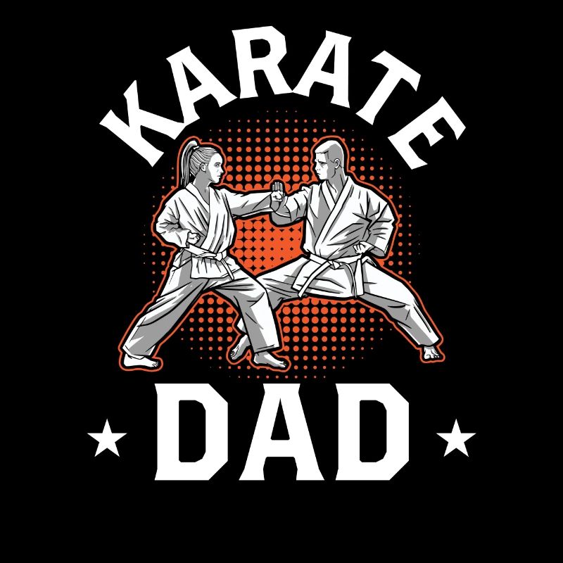 Karate Vater Kampfsport Kampfkunst Kämpfer