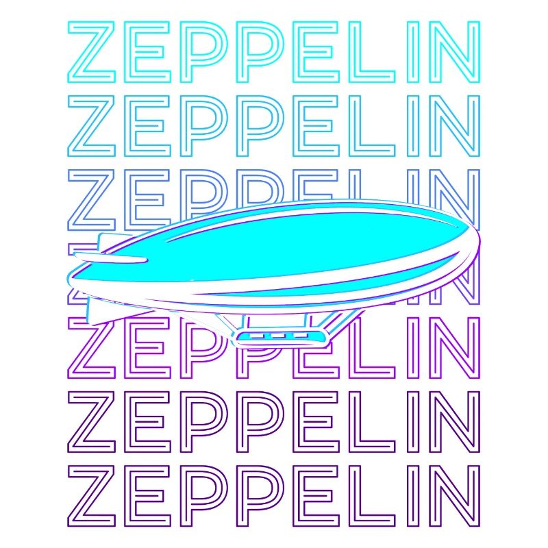 Zeppelin Dirigeable Rétro