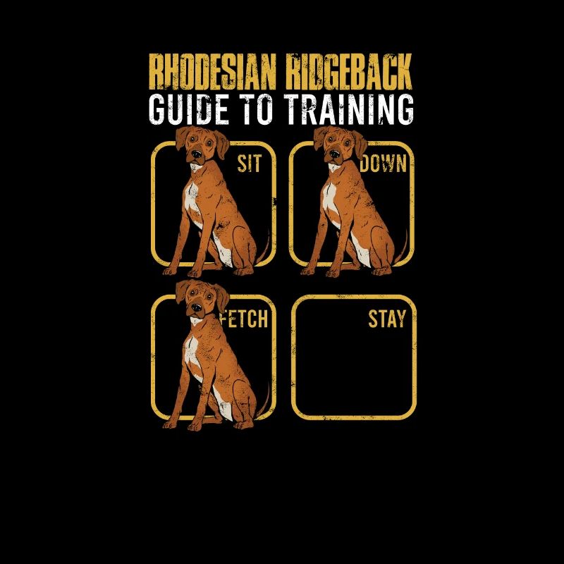 Rhodesian Ridgeback guide de formation asseyez-vous