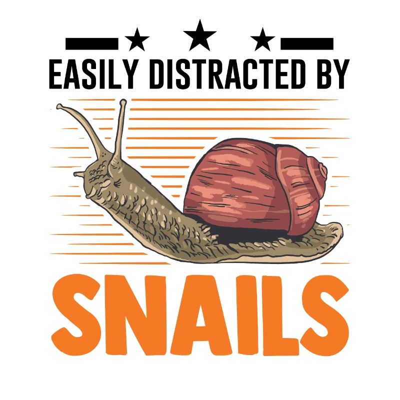 Easily distracted by Snails Schnecke