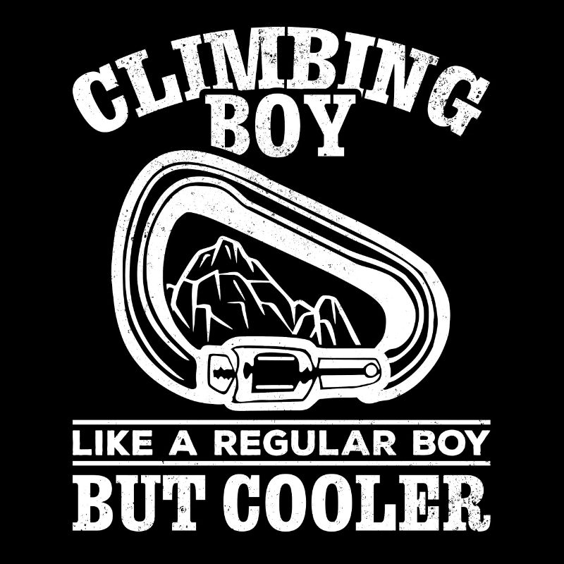 Mountaineering Young Climber Boy Climbing Bouldering