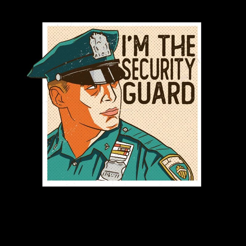 Ich Bin Der Wachmann Sicherheit Security Türsteher