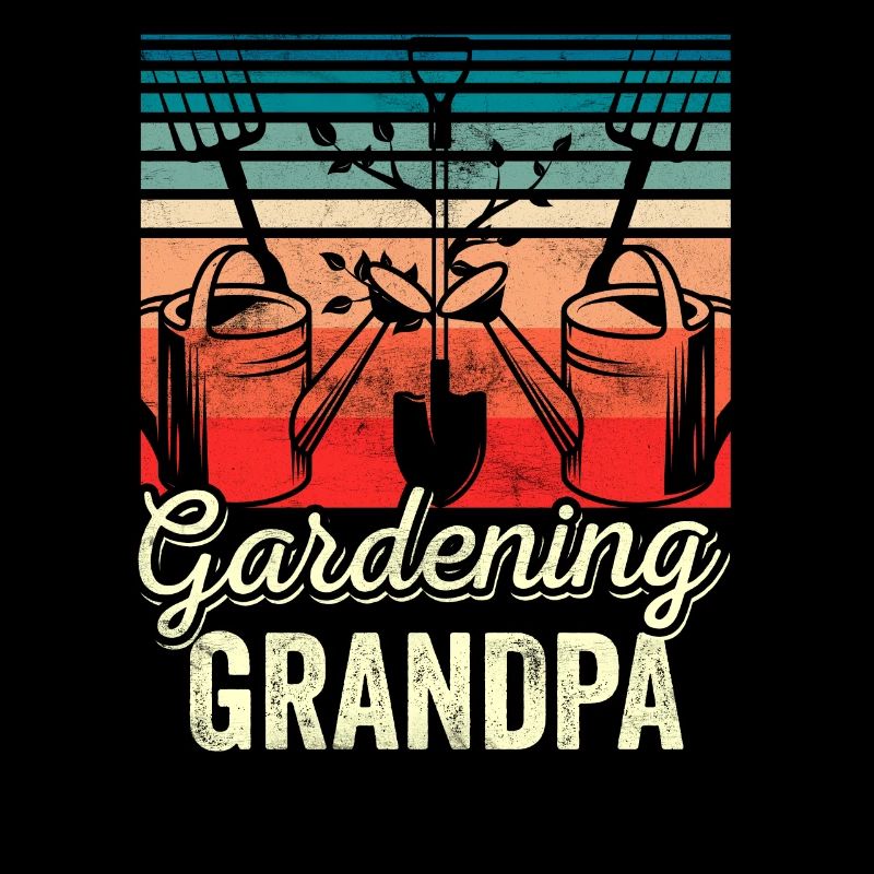 Gartenarbeit Opa Garten Großvater Gärtner