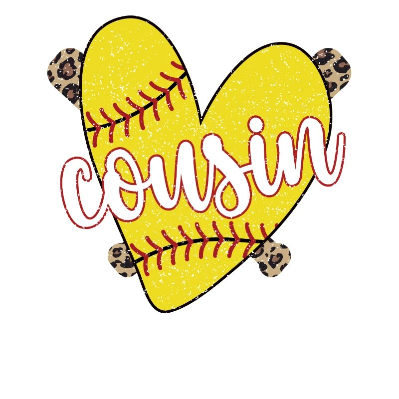 Stolzer Softball-Cousin Eines Softballspielers