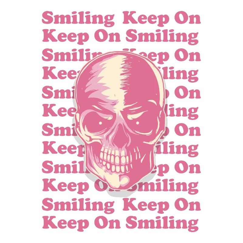 Danish Pastel Aesthetic Gothic Skull Goth