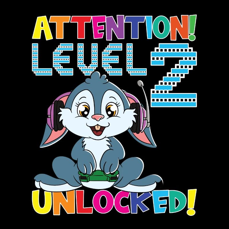 Attention Level 2 Unlocked Birthday