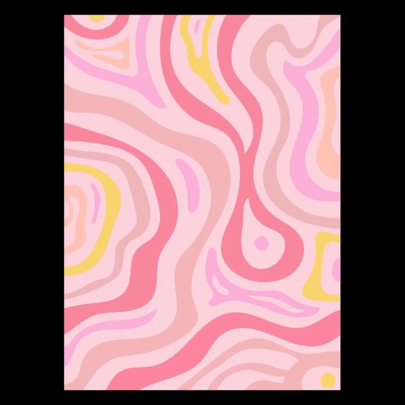 Danish Pastel Aesthetic Abstract Pattern