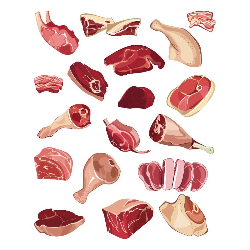 Meatcore Ästhetische Fleischsammlung