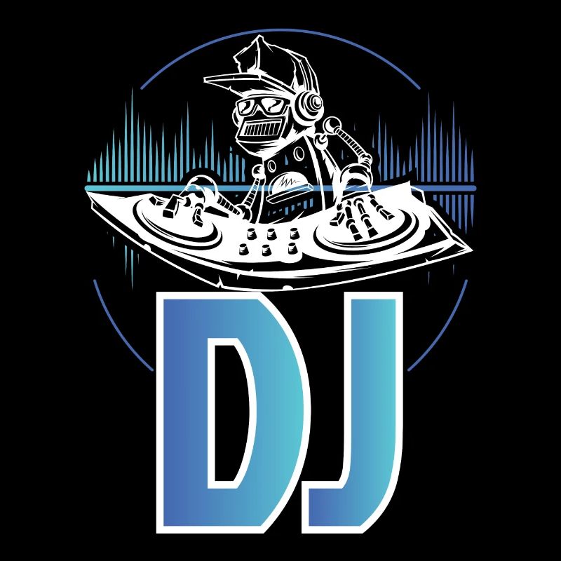 Electronic Visualizer Turntables Cool DJ