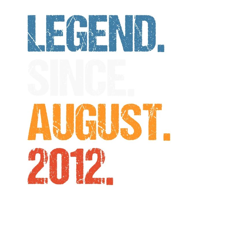 Legend Since August 2012 Birthday