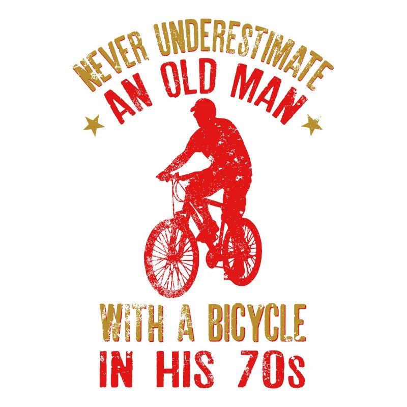 Never Underestimate An Old Man With A Bicycle in