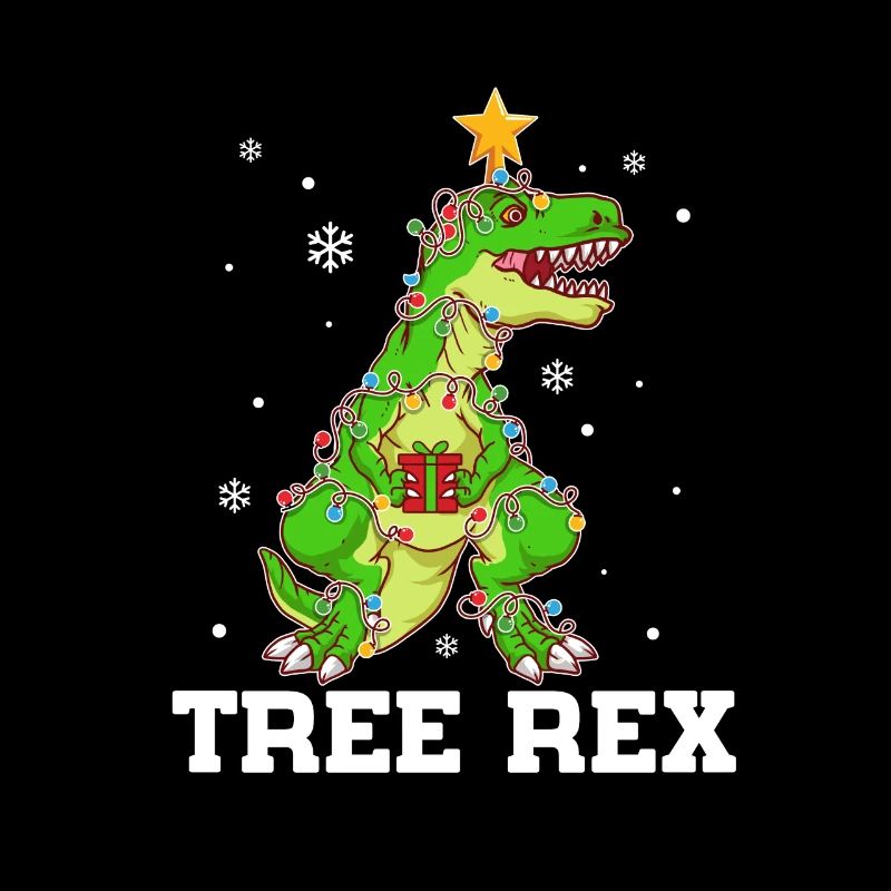 Tree Rex Xmas Tree Dinosaur Christmas