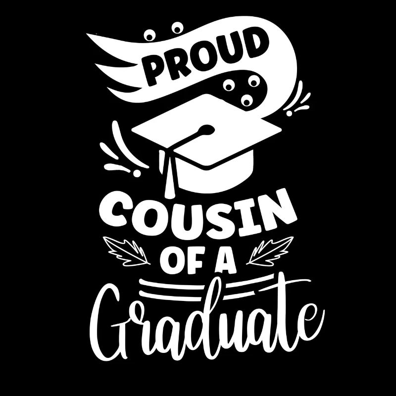 Stolzer Cousin Eines Absolventen Absolvent