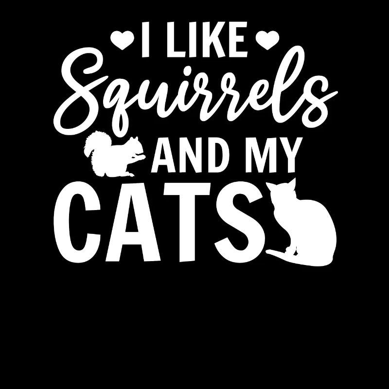 Ich mag Eichhörnchen und meine Katzen Eichhörnchen