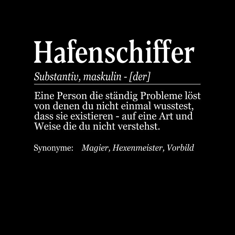 Hafenschiffer Definition