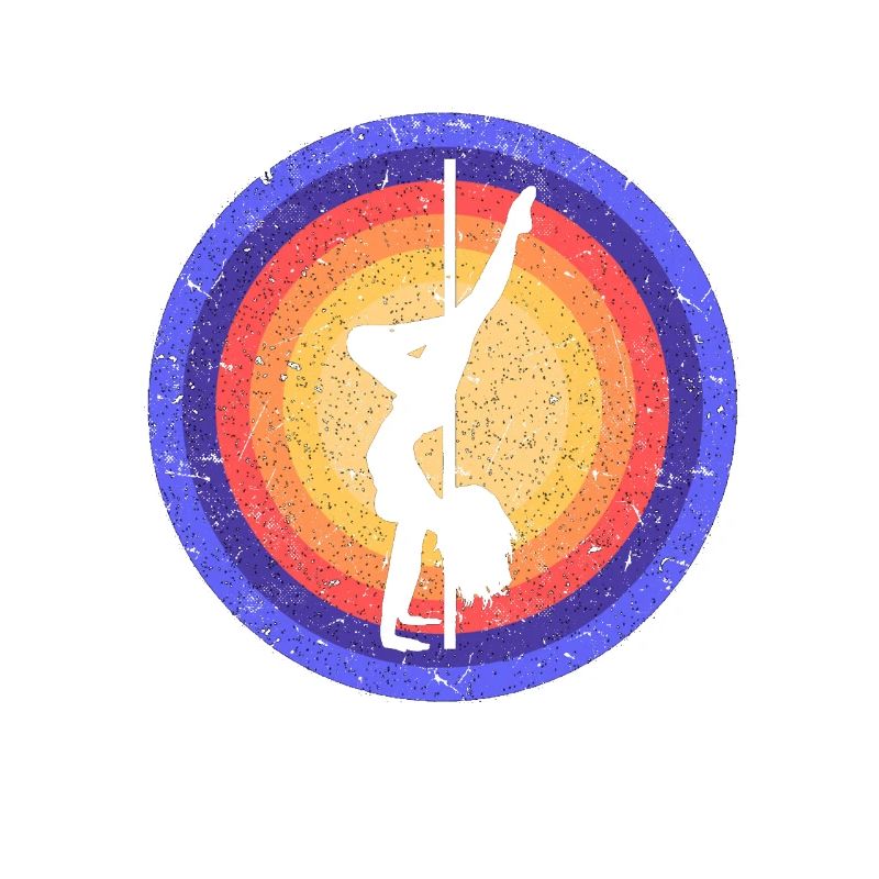 Pole Dancing Mädchen Silhouette Pole Dancer Pole