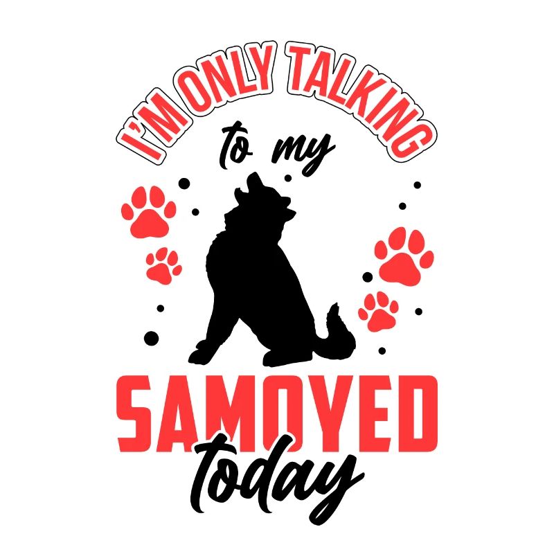 Samoyed only talk to my Samoyed spitz