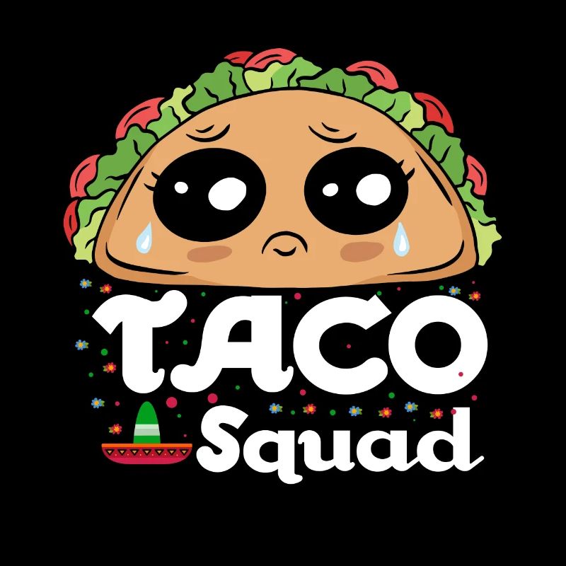 Mignon Taco Squad Drôle Mexicain