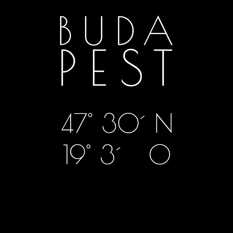 Budapest Coordinates Design
