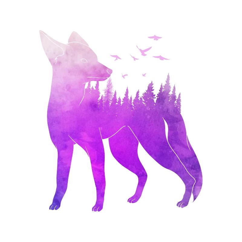 Fox Forest Design Fox Hunter Hunting