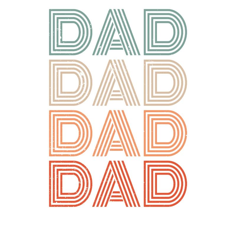 Vater Von Vier Kindern Vater Tag Papi Papa