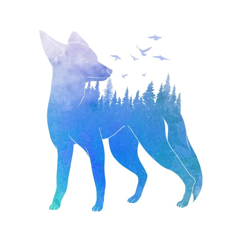Fox Forest Design Fox Hunter Hunting