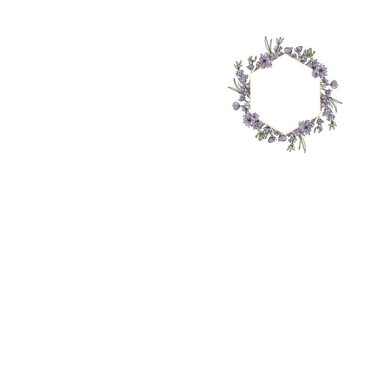 Lavender I Team Bride Fleur Couronne Mariage Boho