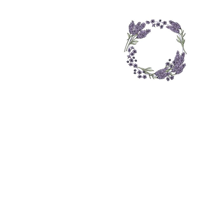 Lavender I Team Bride Fleur Couronne Mariage Boho