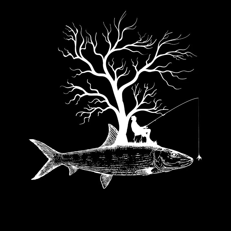 Graphic Tree - Fish Bone Fish