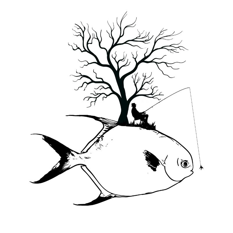 Arbre graphique - Poisson Pompano