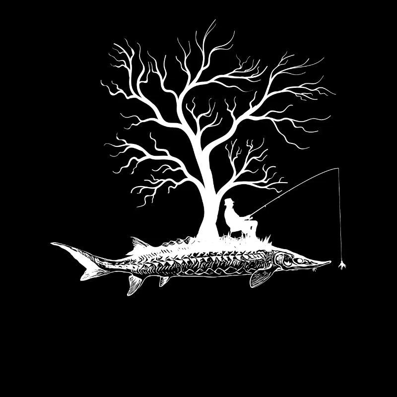 Graphic Tree - Fish Sturgeon