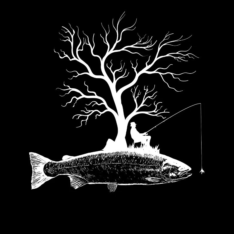 Graphic Tree - Fish Trout