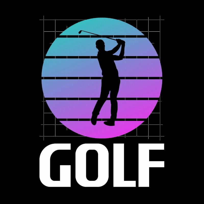 Retro Vintage Classic Golf Golfing Golfer