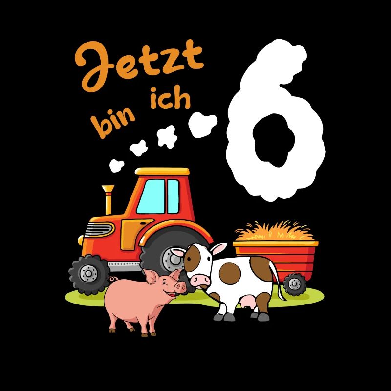 Ich bin 6 Jahre Traktor