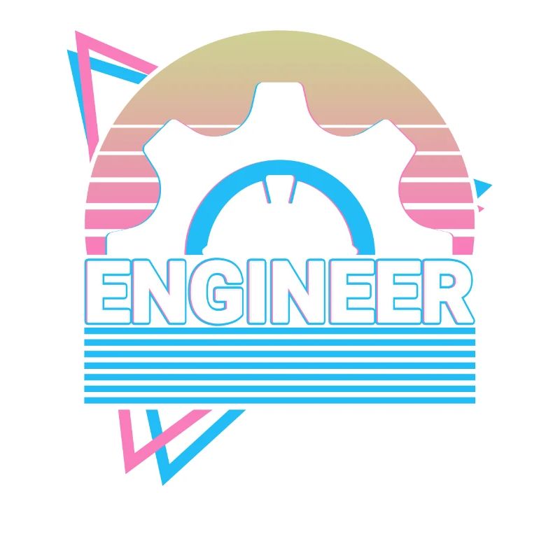 Engineer Engineering Retro
